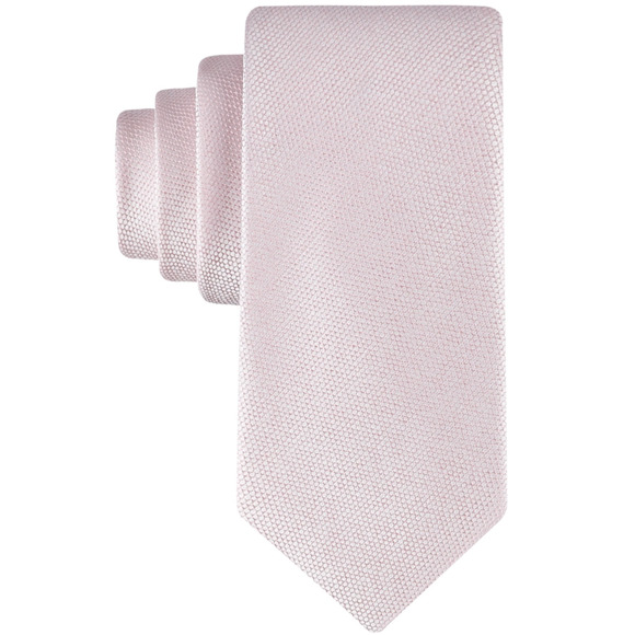 Calvin Klein Men Delancey Matte Tie Pink One Size - Picture 1 of 1